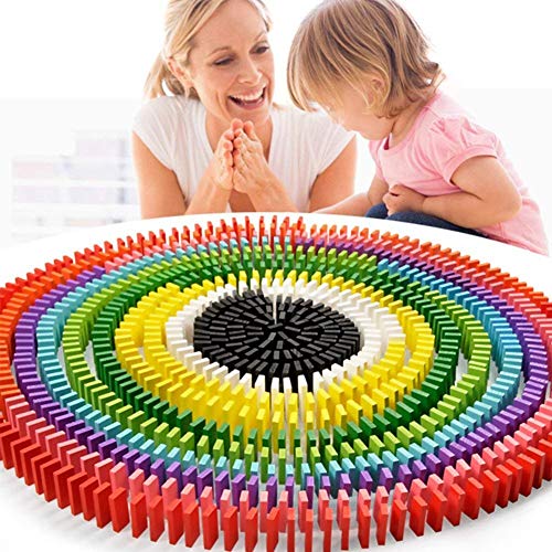 Color Wooden Dominos Blocks Set (150 Pcs)