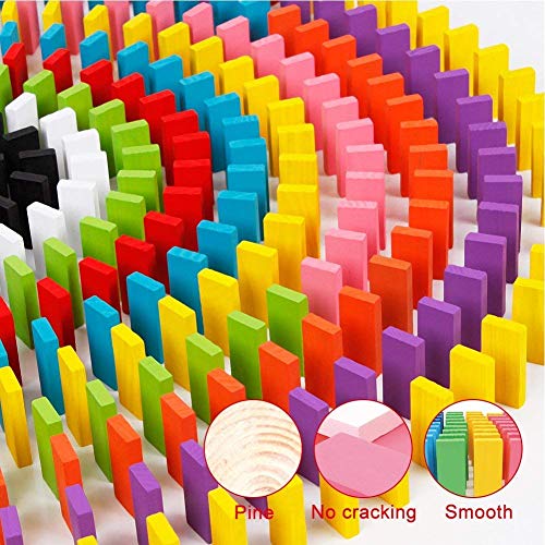 Color Wooden Dominos Blocks Set (150 Pcs)