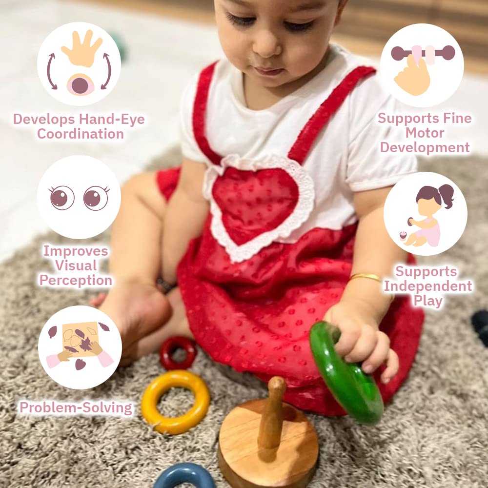 Simple Stacker Colored for Toddlers